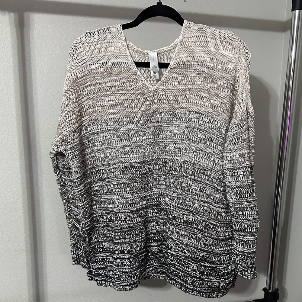 MarlaWynne Multi Color Open Knit Top